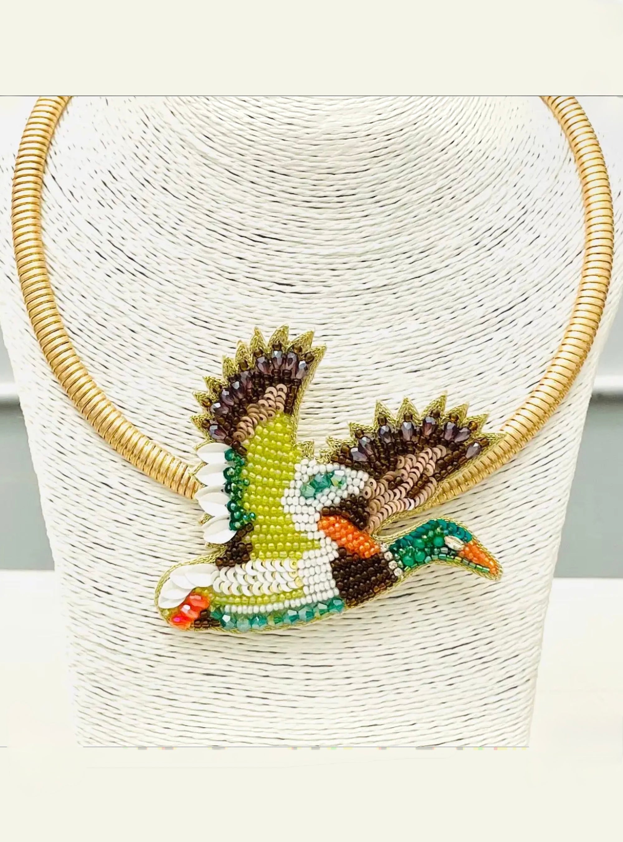 A Little Duck, A Lot of Style Collar Necklace