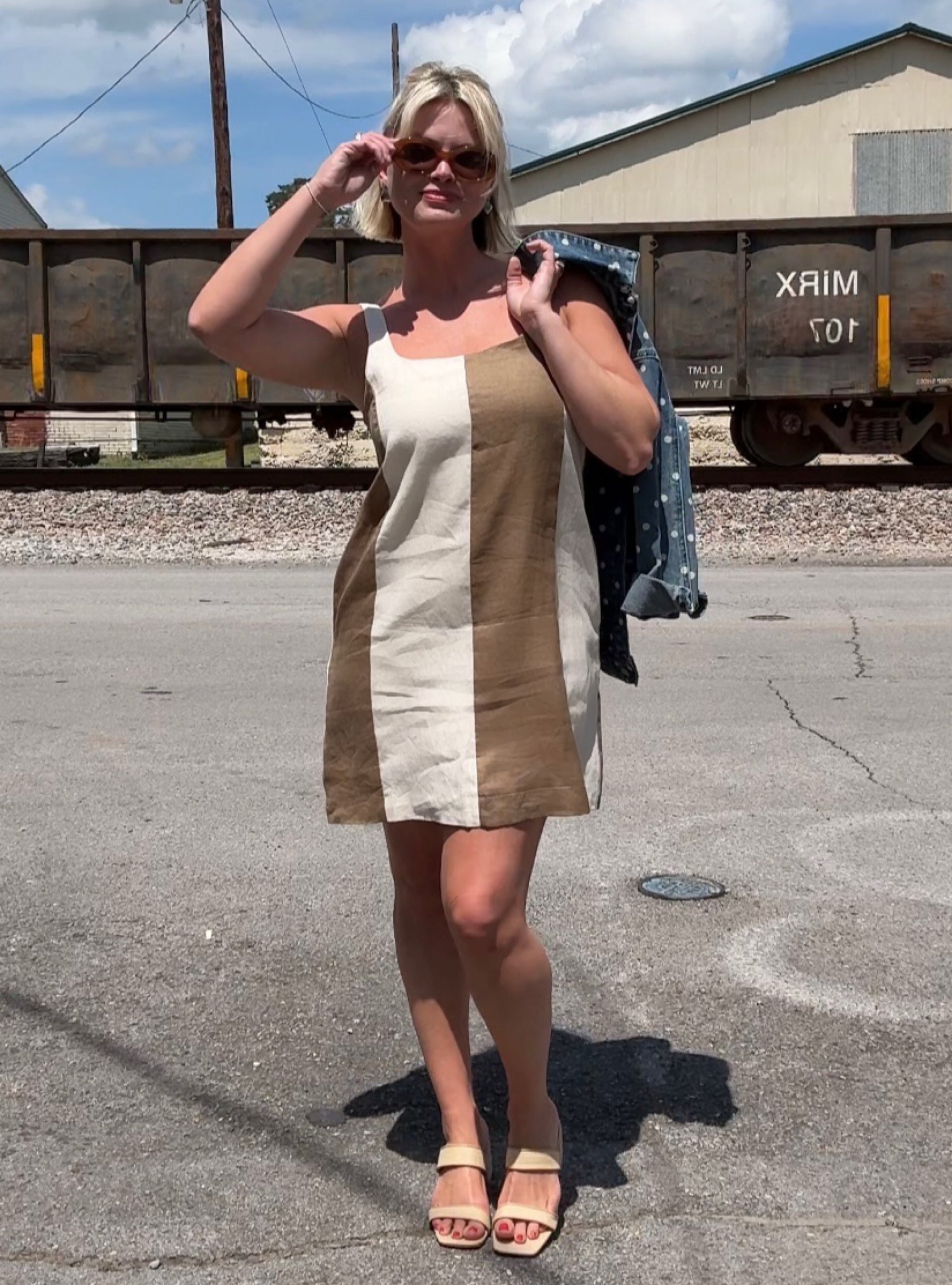 Sandbar Split Linen Dress