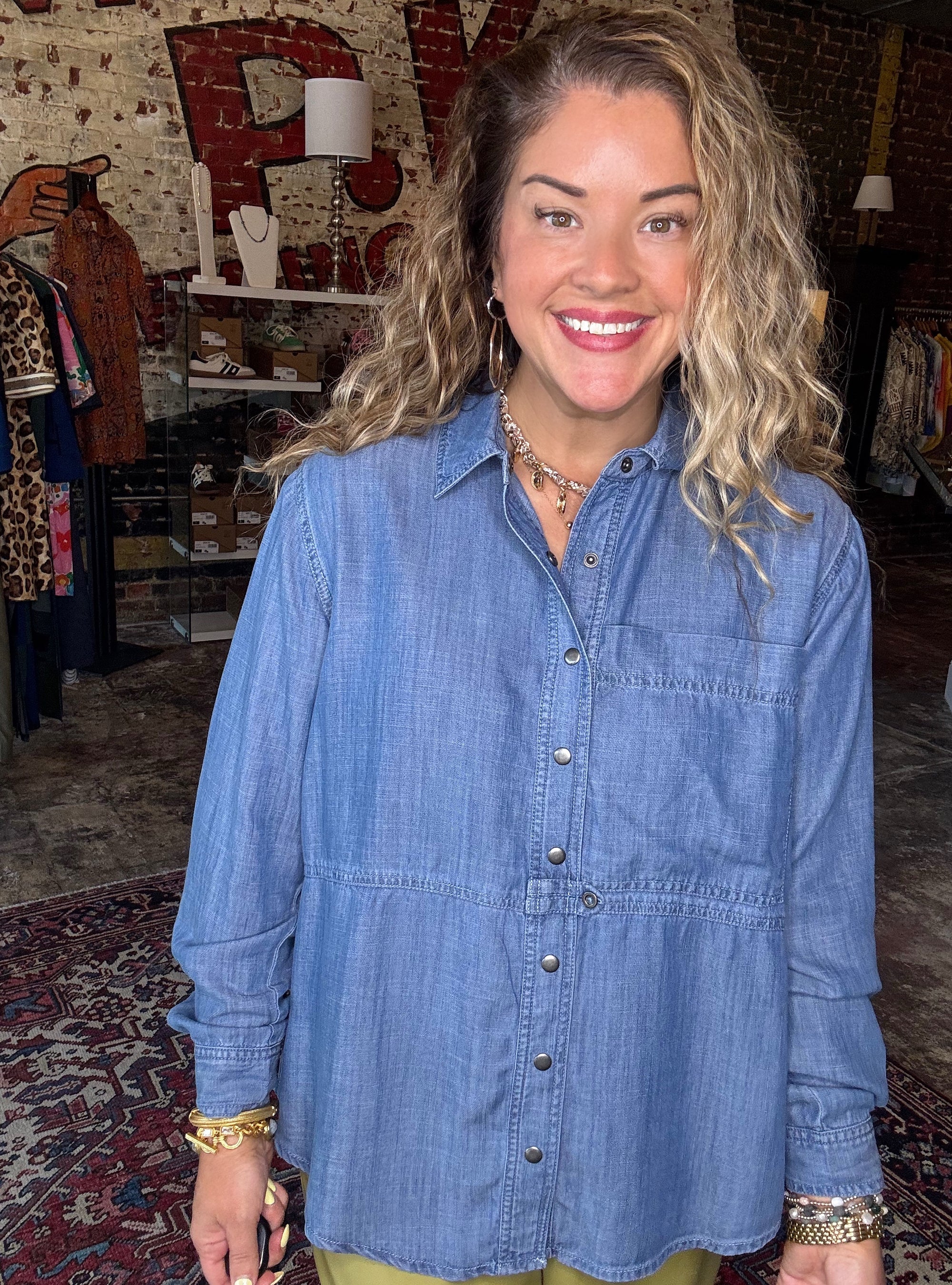 APNY Denim Top