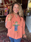 Kunky&#39;s Hand Painted Scarecrow Sweatshirt