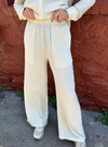 Trendy In Texture Ivory Pant
