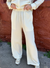 Trendy In Texture Ivory Pant