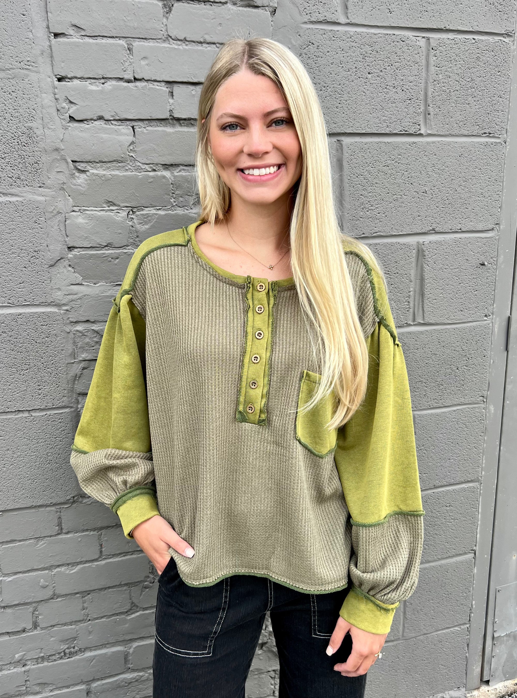 Olive You 'Til The End of Time Top