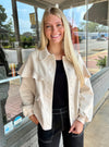 So Suede Ecru Jacket