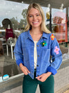 Flower Power Denim Jacket