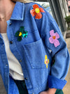 Flower Power Denim Jacket