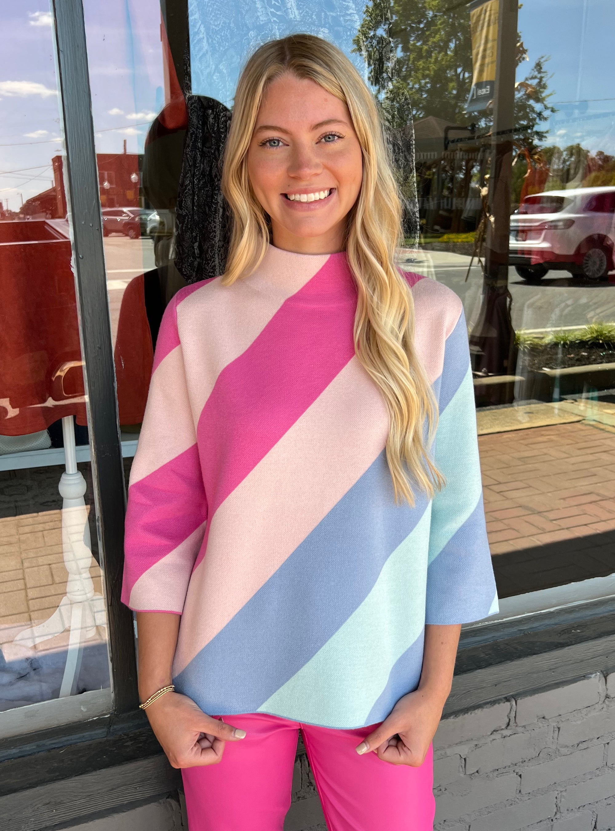 Stripe This Way Sweater