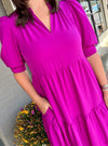 Over The Moon For Magenta Dress