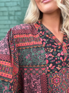 Floral Patchwork Perfection Top