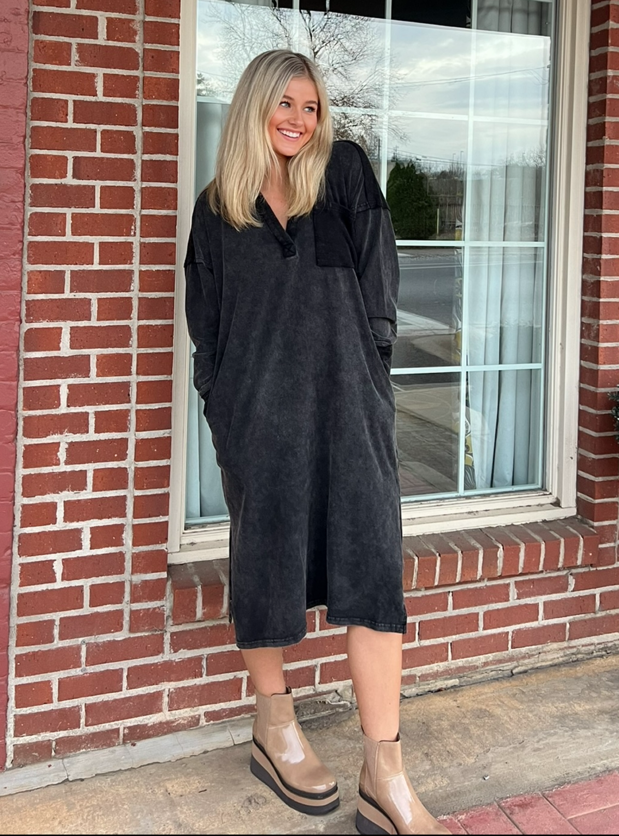 Running Errands In My Midi Dress