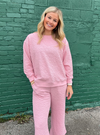 Pretty In Pink Textured Matching Set