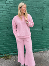 Pretty In Pink Textured Matching Set