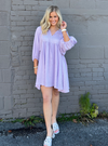 Lovely In Lavender Babydoll Dress