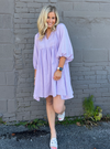 Lovely In Lavender Babydoll Dress