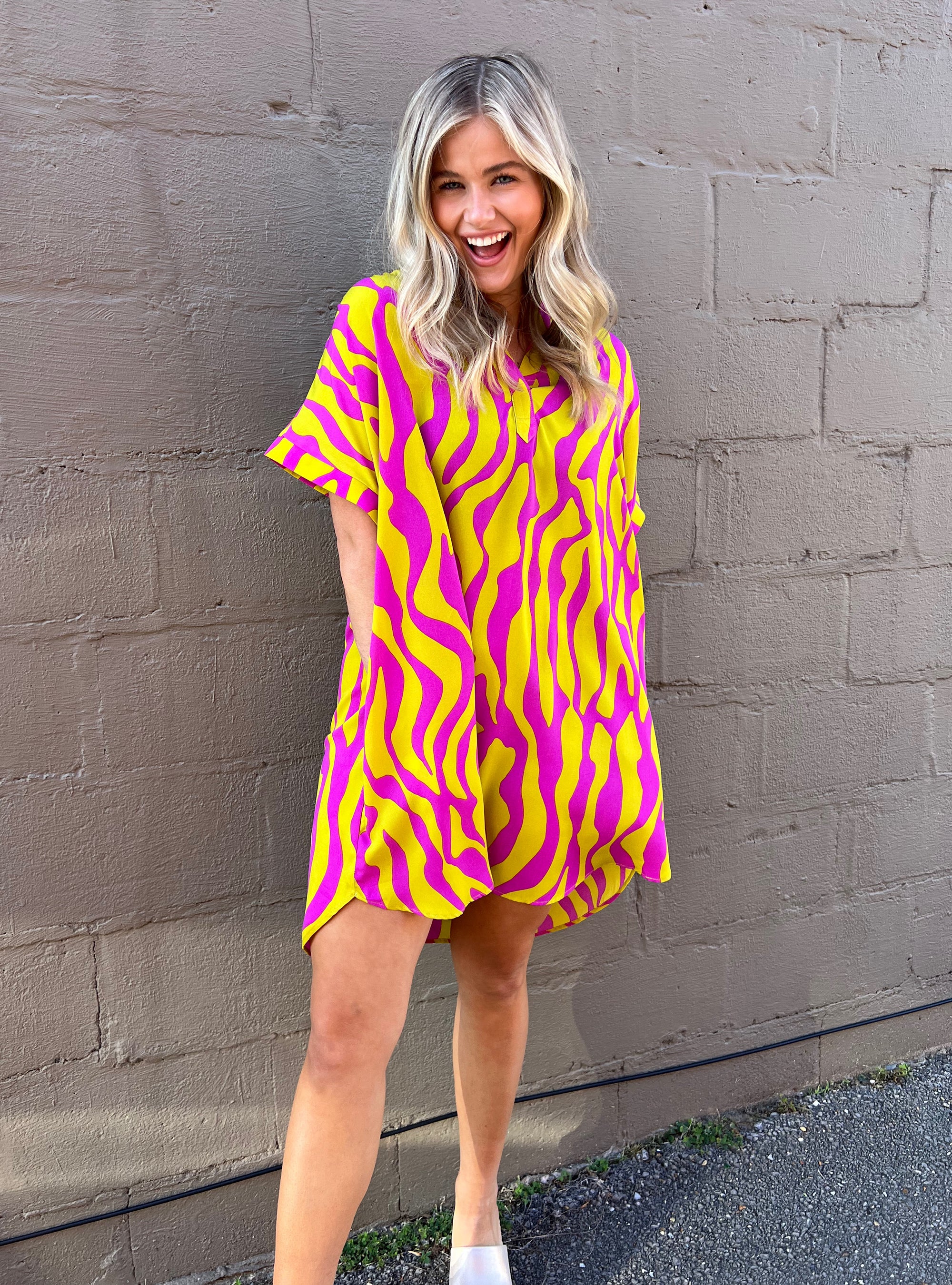 Grooving Around Town Dress
