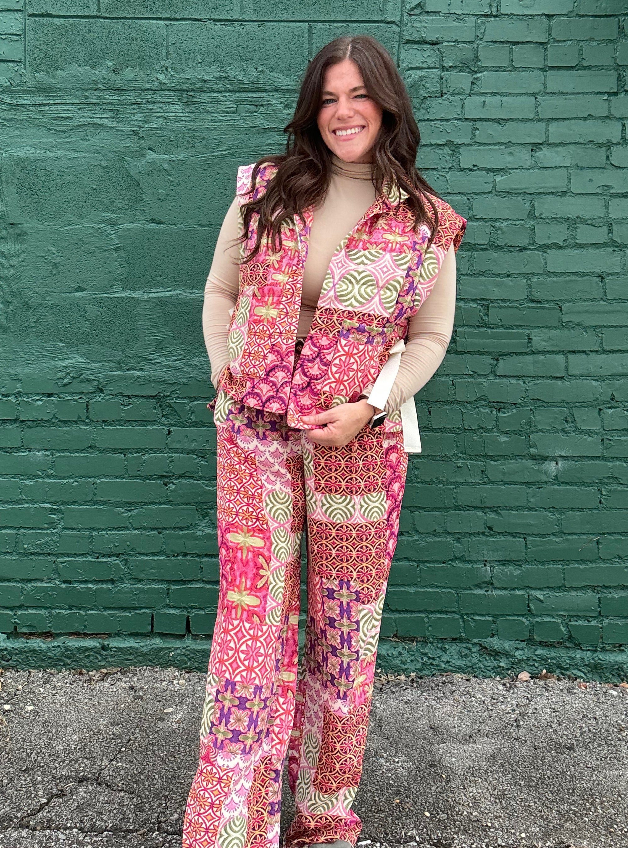 Disco Fever Printed Pants