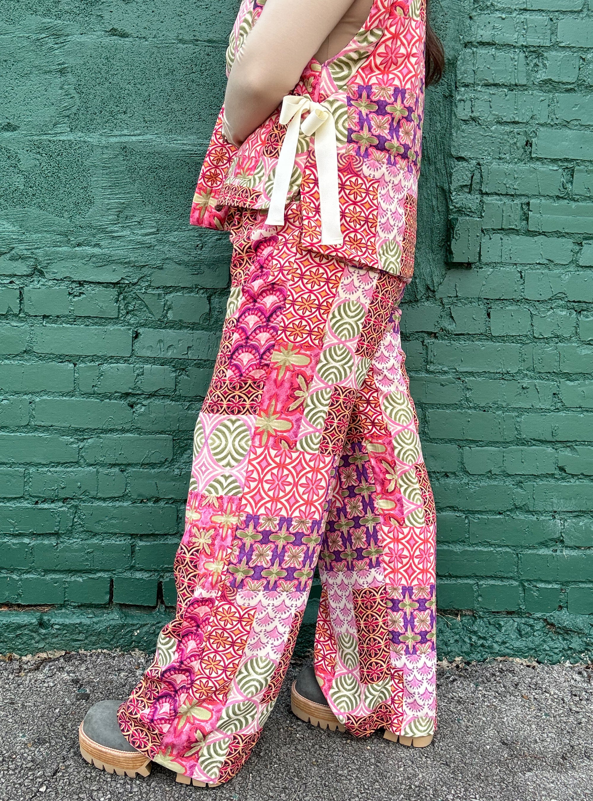 Disco Fever Printed Pants