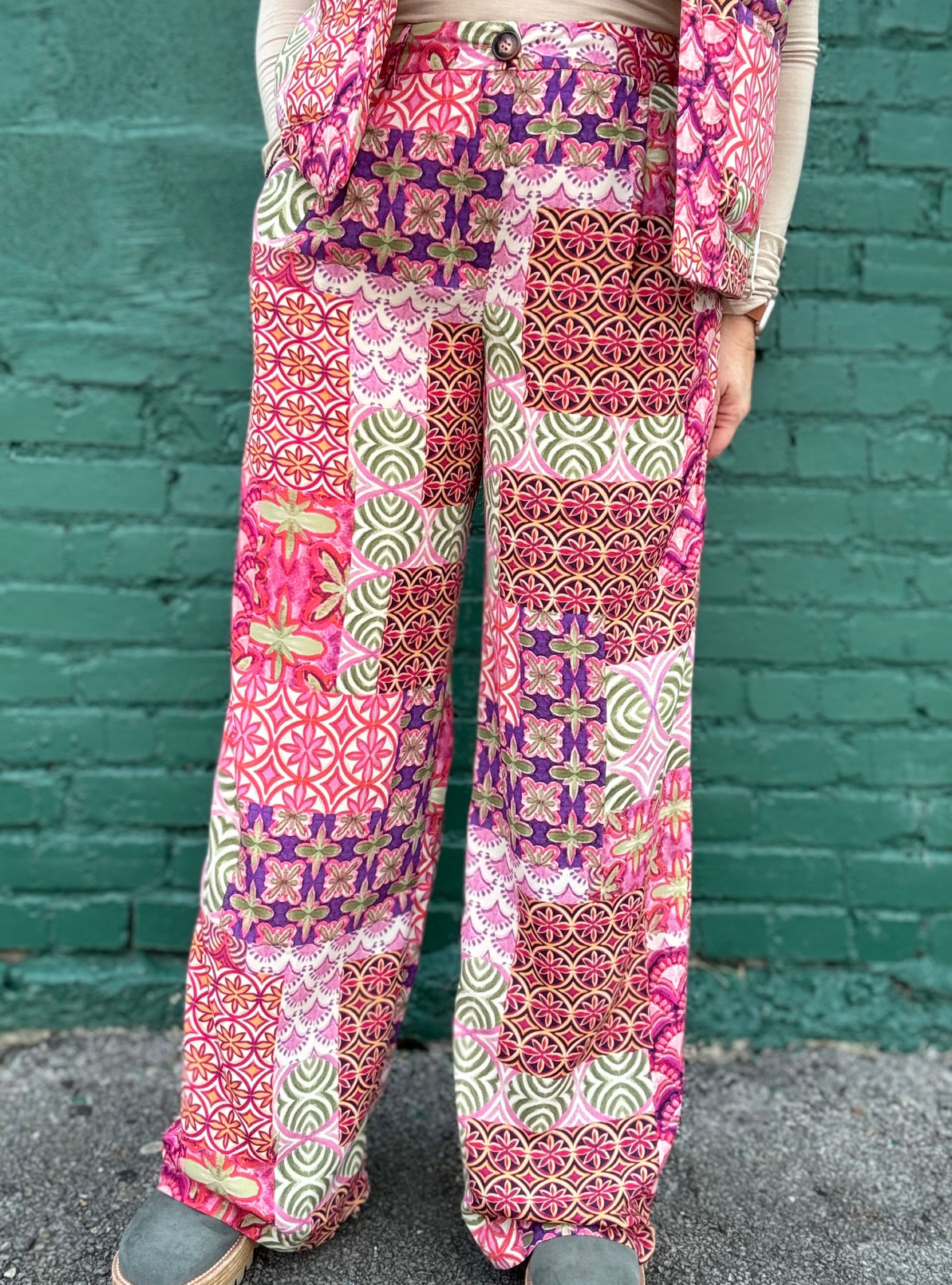 Disco Fever Printed Pants