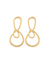 Let’s Dance Gold Earrings