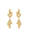 Hit The Links Gold Earrings