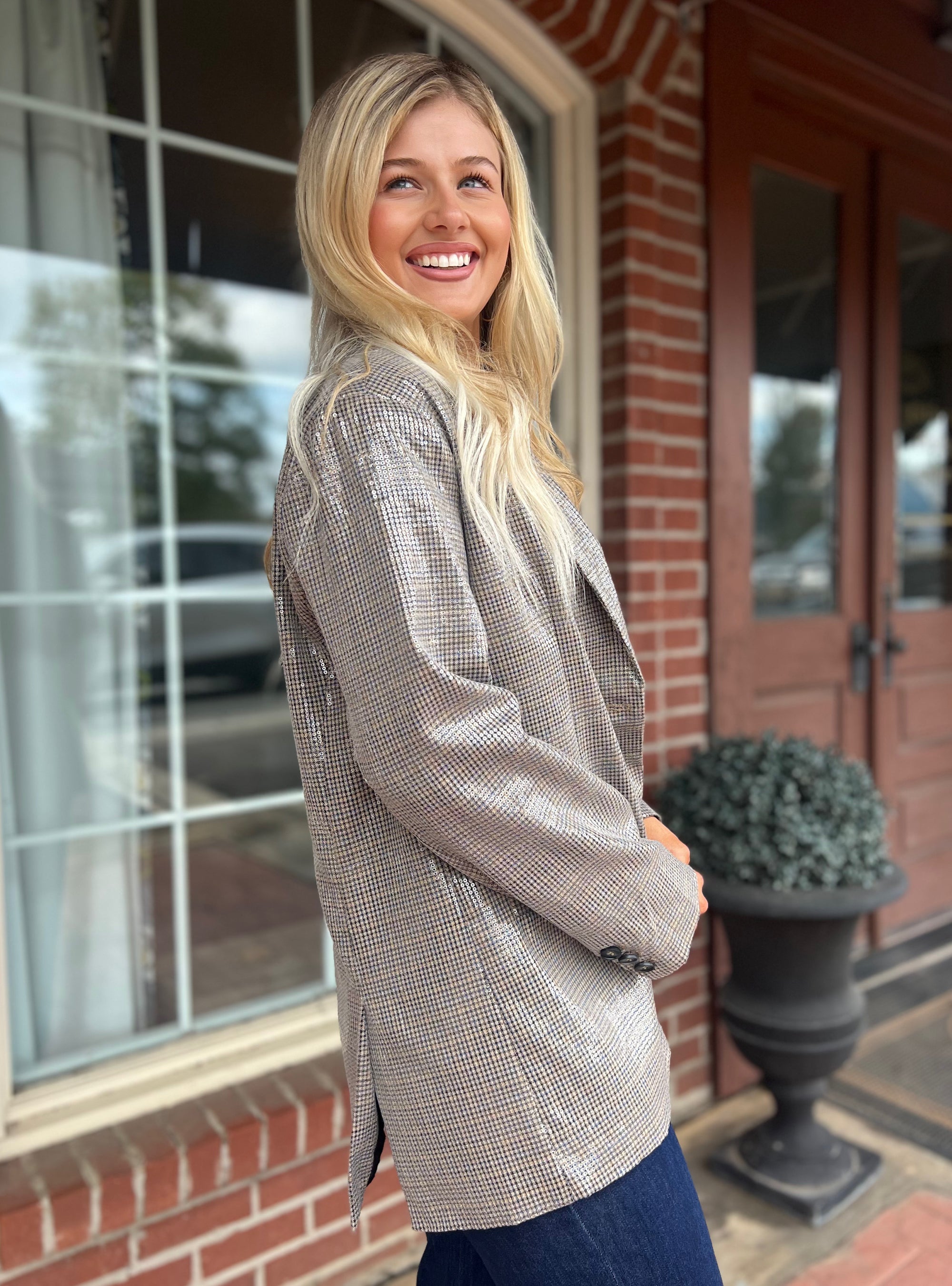Bringing The Sparkle Wherever I Go Blazer