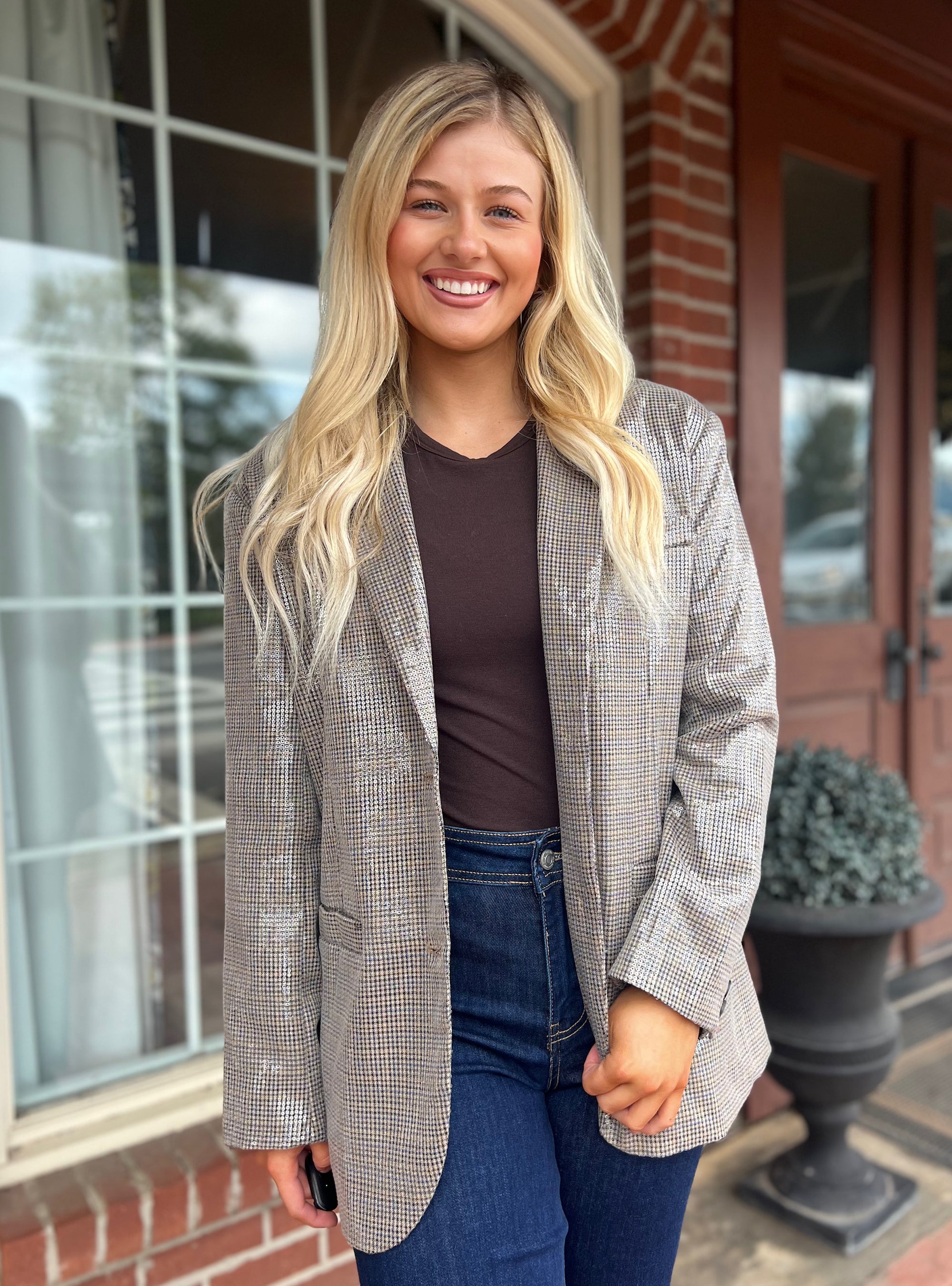 Bringing The Sparkle Wherever I Go Blazer