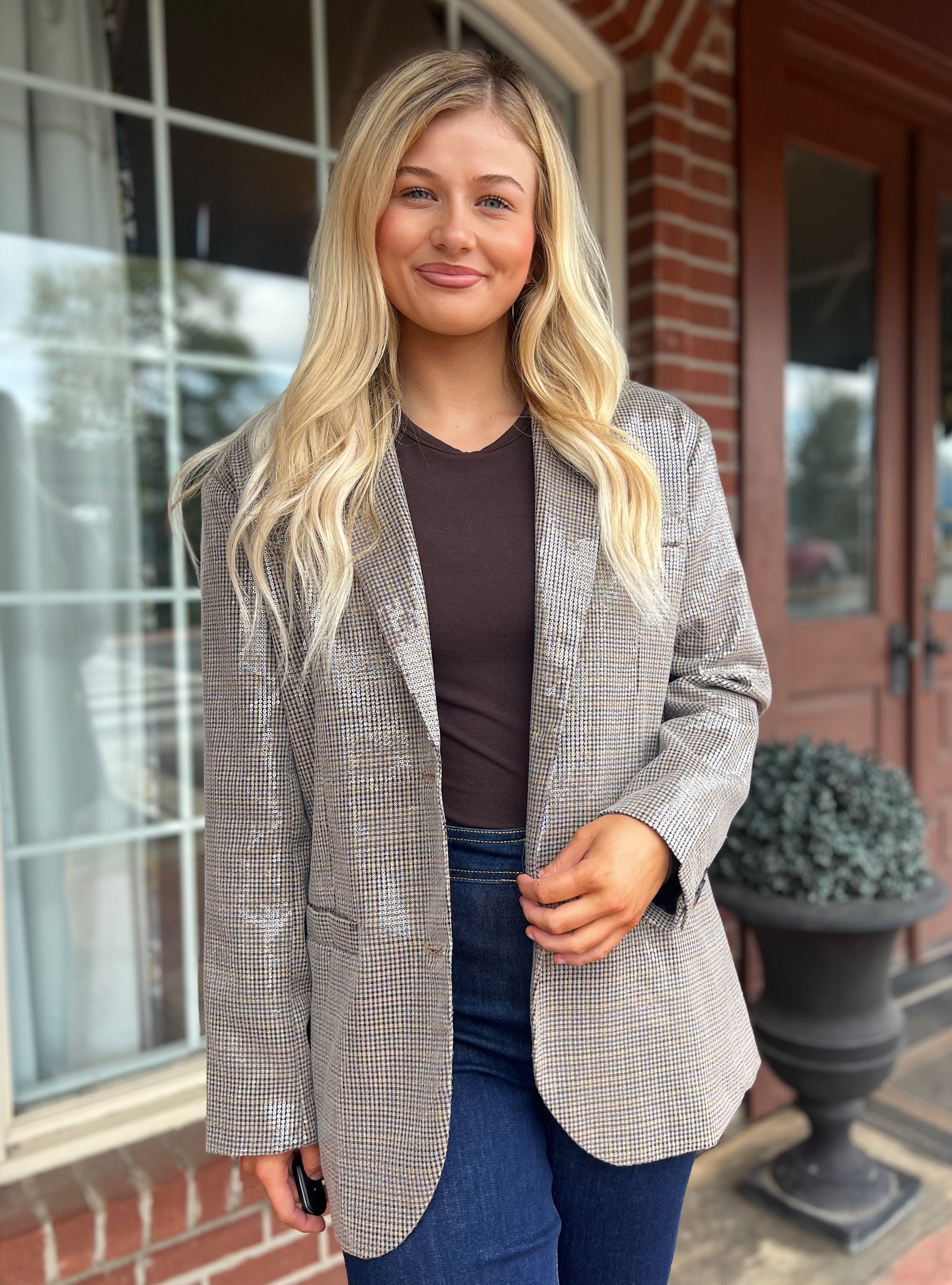 Bringing The Sparkle Wherever I Go Blazer