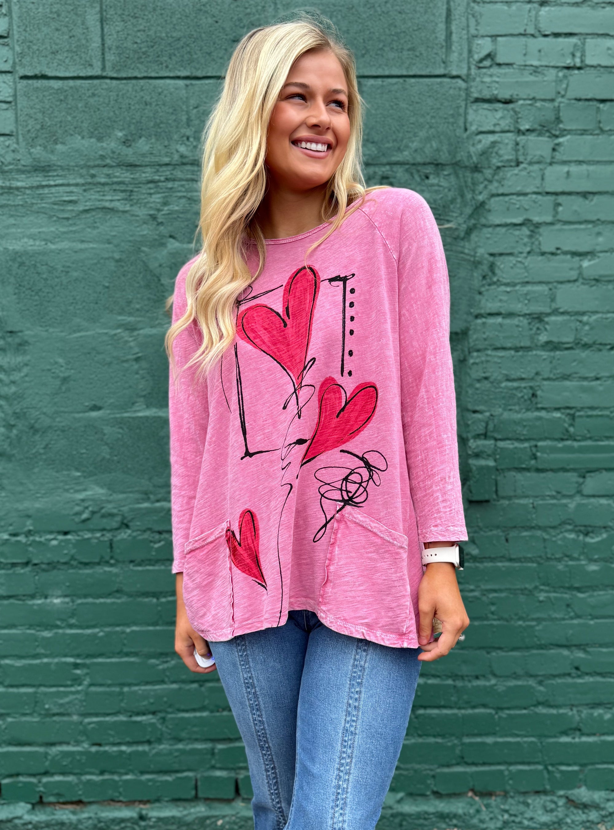 Jess & Jane Encanto Tunic - Rose