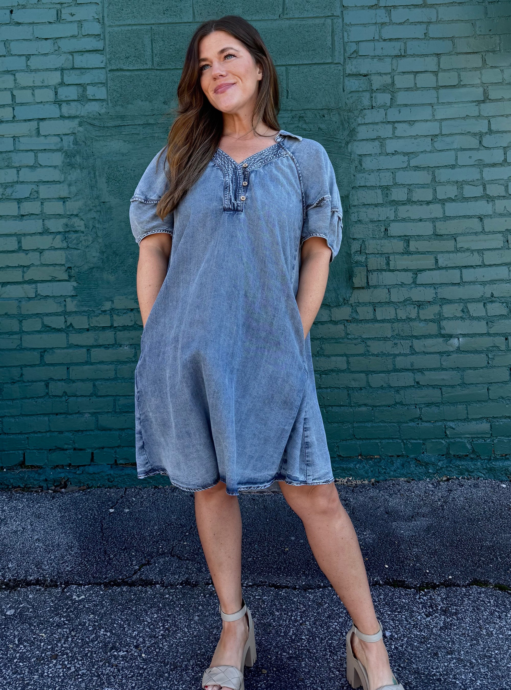 Life Should Be Lived In A Denim Dress