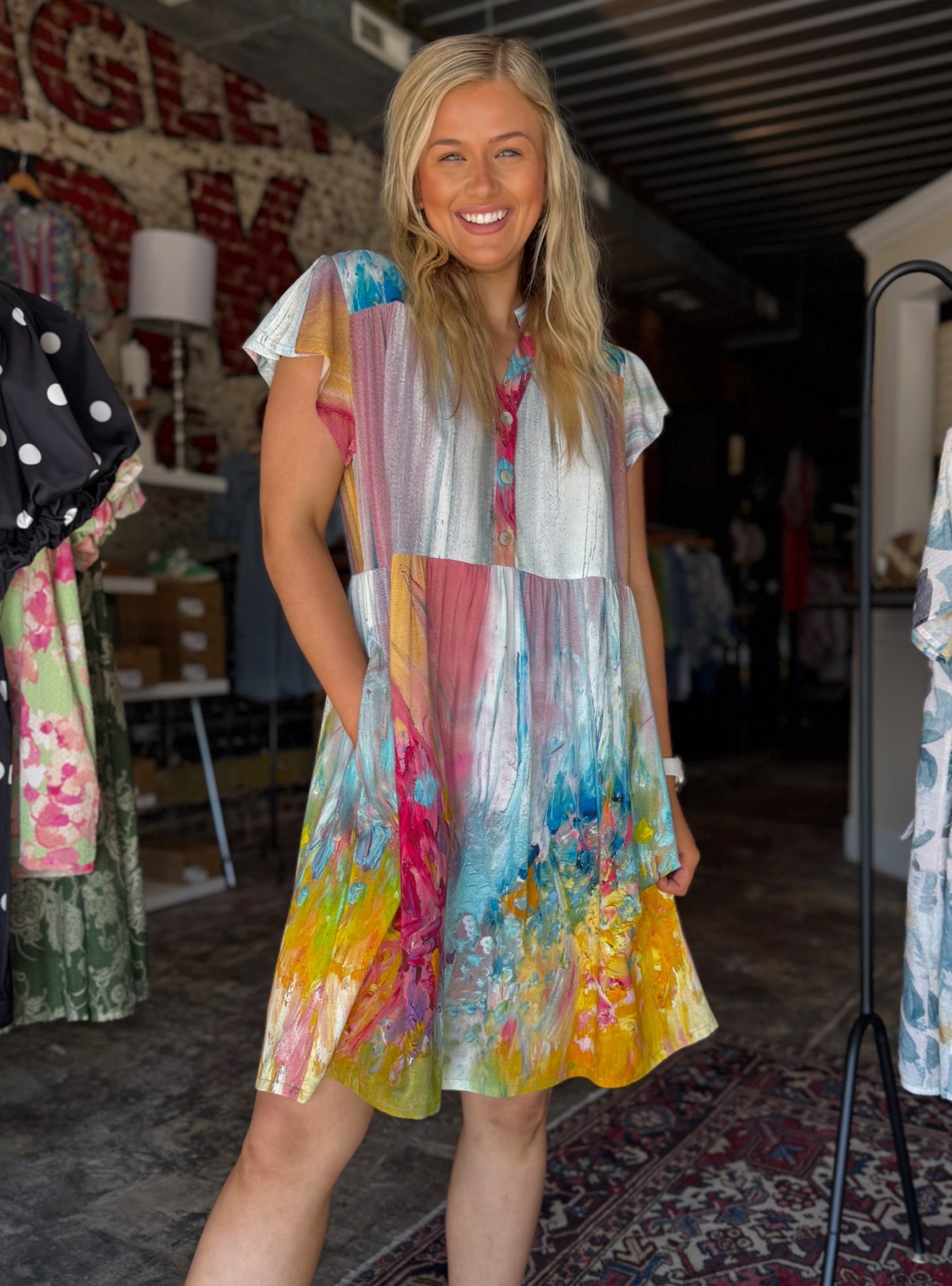 Parsley & Sage Babydoll Dress