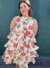 Top-Tier Floral Dress