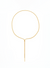 Snake Chain Gold Lariat Necklace
