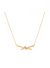 Twisted Gold Bar Necklace