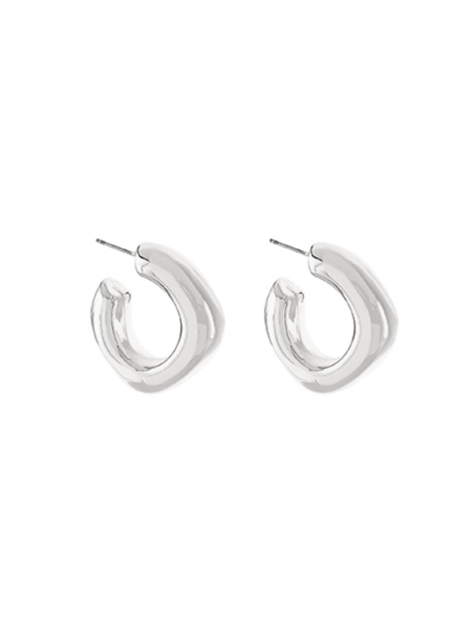 Fair And Square Earrings - Silver