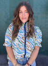 Party Animal Zebra Print Top