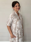 Liabella Beige Linen O/S Dress