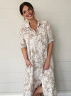 Liabella Beige Linen O/S Dress