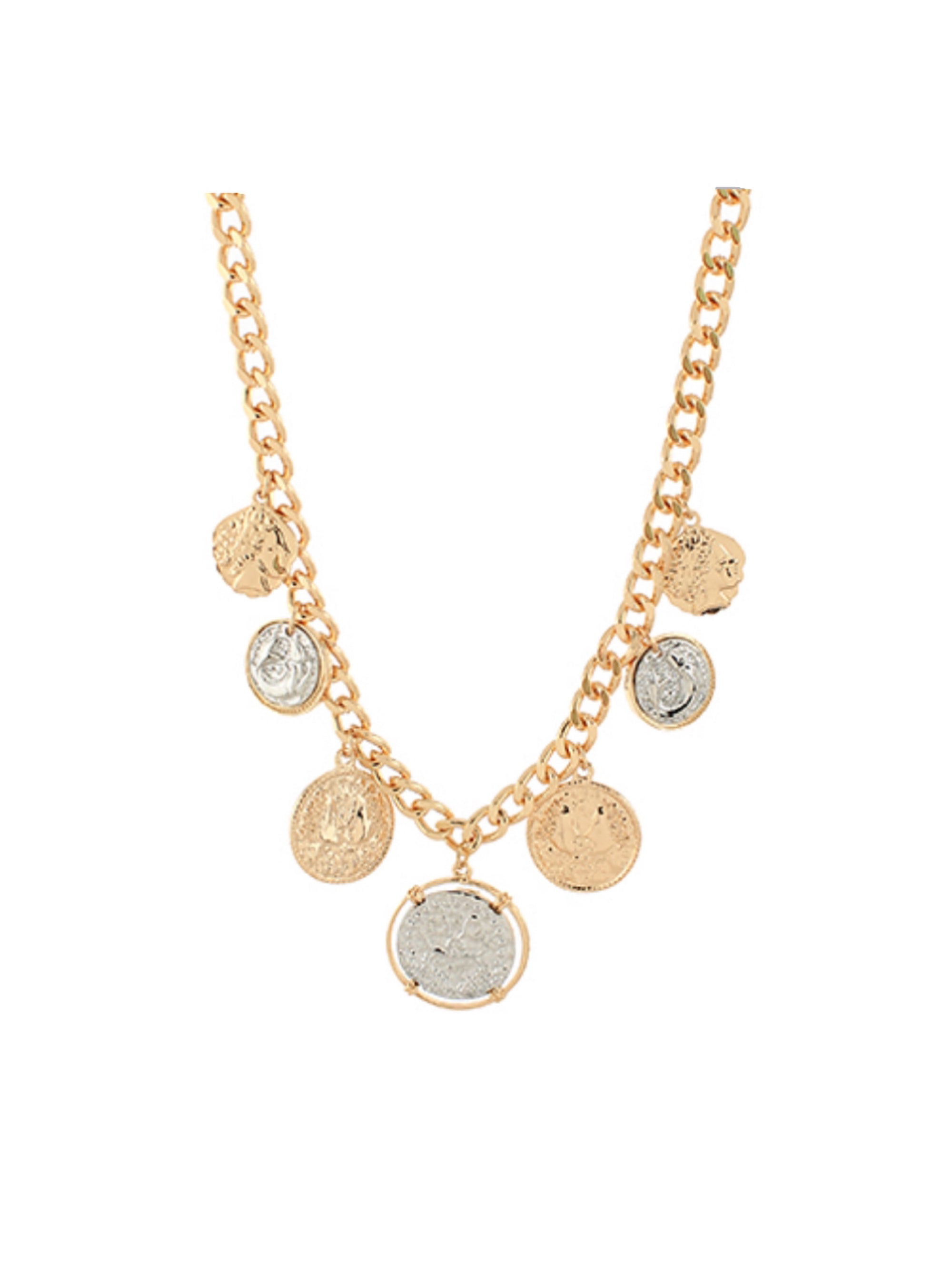 Coin-fidence Is Key Charm Necklace