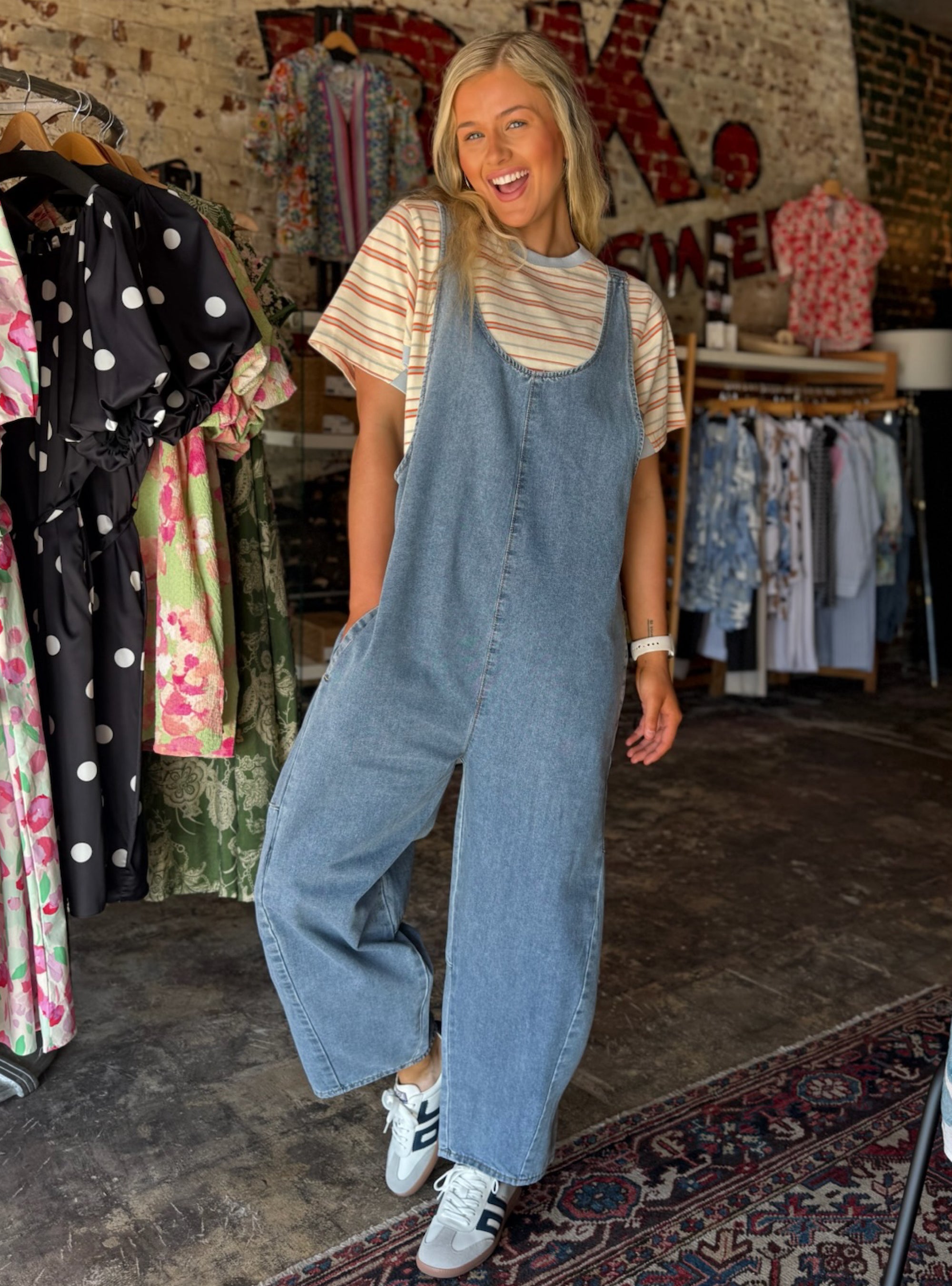 Jumpin' Into Spring Jumpsuit