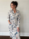 APNY Printed Shirt Dress