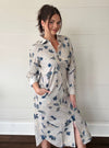 APNY Printed Shirt Dress