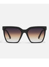 Quay Level Up Matte Black Frame Sunglasses