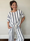 Liabella Navy Linen O/S Pants