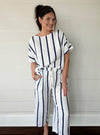 Liabella Navy Linen O/S Top