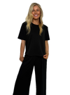 Keeping It Basic Crop Black Pants
