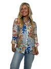 Adore Floral Button Down Top