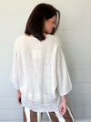 Orange Amore One Size Linen Top