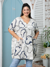 Orange Amore One Size Linen Tunic Dress
