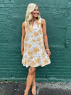 Turn Up The Texture Floral Dress