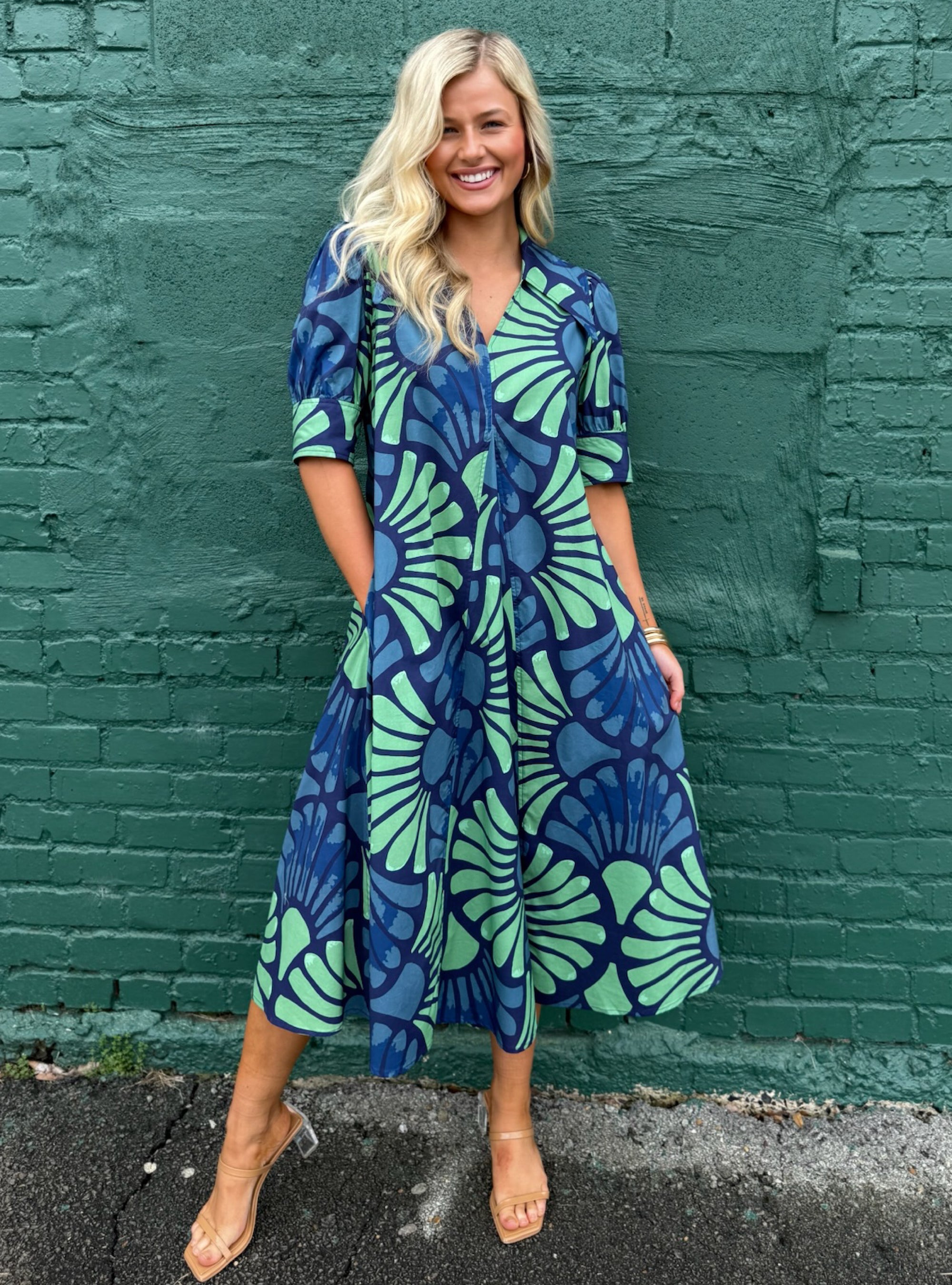 Lior Amber-3 Printed Midi Dress